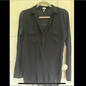 Splendid Long Sleeved Shirt, Black, Size S